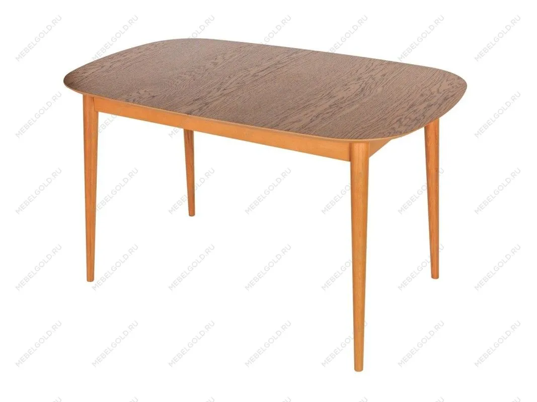 Стол обеденный KADIS раскладной 160/225 (Дуб натуральный с патиной темный орех)