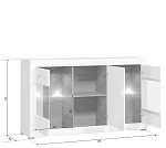 Тумба Мальта REG2W1D с подсветкой | изображение 1