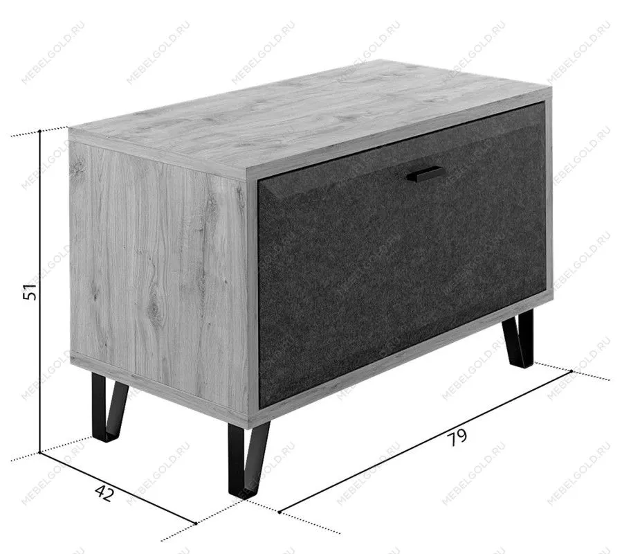 Тумба для обуви Грейс KOM1K | изображение 7