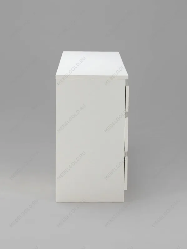 Комод Кастор, 6 ящиков, 129х40х71 см, белый | изображение 8