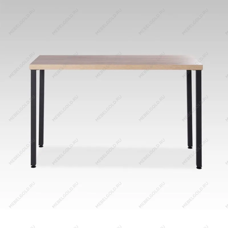 ИНГАР 1/ТТ стол письменный 120x75x55, дуб беленый/черный | изображение 1