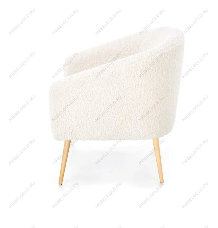 Кресло Halmar GRIFON 2 (кремовый/натуральный) | изображение 3