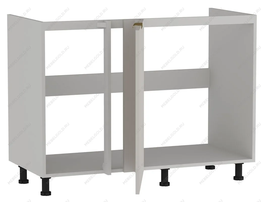 Стол под мойку угловой СМУ-120, Монза (1100*554*820) Экокожа Бежевый, 23115 | изображение 1