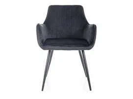 Стул кухонный Signal APPLE Velvet Bluvel 19 (черный/черный)