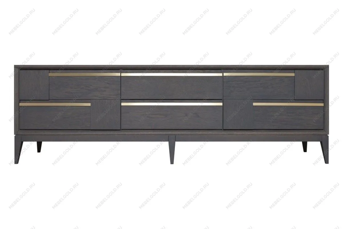 Тумба под телевизор Сидней, дуб графит