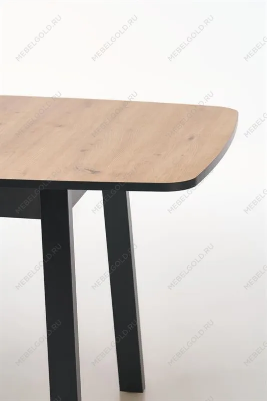 Стол обеденный Halmar BARRIL 130 (дуб артизан/черный) | изображение 10