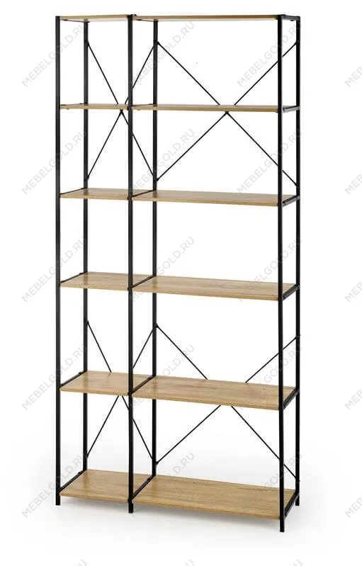 Стеллаж Halmar REG19 (дуб сонома/черный)