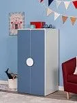 Шкаф распашной Пикси, с двумя дверьми и тремя полками 60х57х120, озорной василек | изображение 5