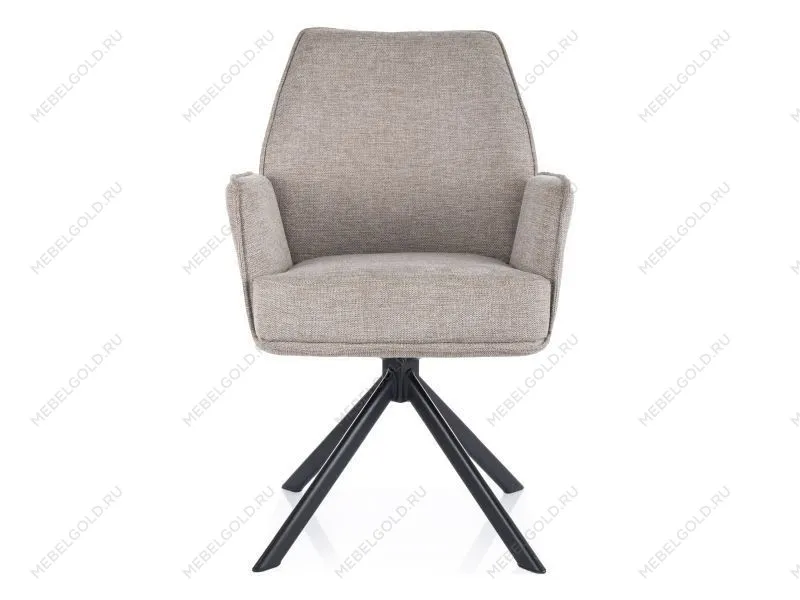 Стул кухонный Signal HUGO Brego 31 (светло-бежевый/черный)