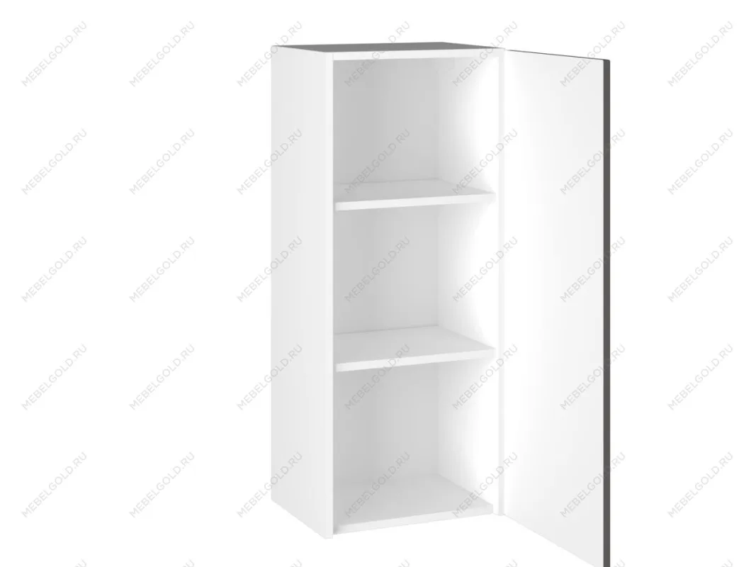 Шкаф 960 ШГ-40, Виста (400*316*960) Экокожа Серый, 26654 | изображение 1