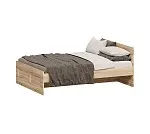 БРИМНЭС / СИРИУС кровать двойная ИКЕА / IKEA 140х200 сонома | изображение 1