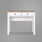 САГА стол туалетный 92х45 белый/ясень | изображение 1