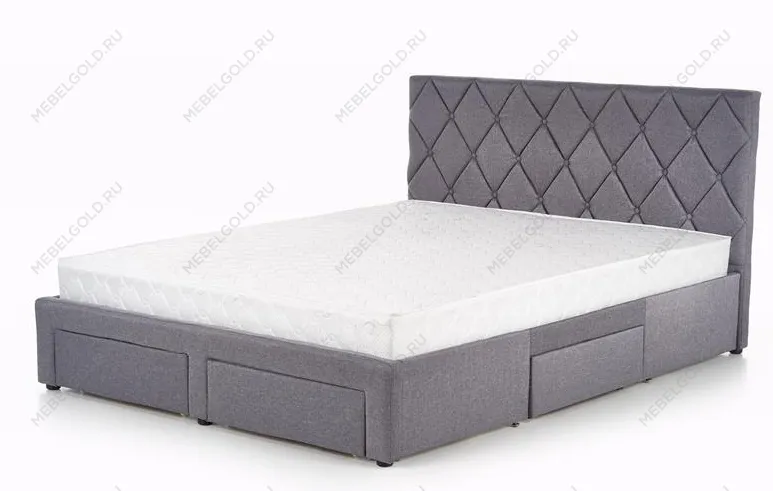 Кровать Halmar BETINA 160 (серый)