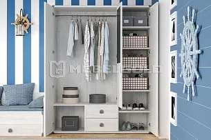 Шкаф Индиана JSZF3D2S сосна каньон