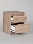 Тумба прикроватная КАСТОР, 2 ящика, 40х37х49 см, дуб сонома | изображение 11
