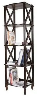 Этажерка-стеллаж Джульетта-4 (орех )