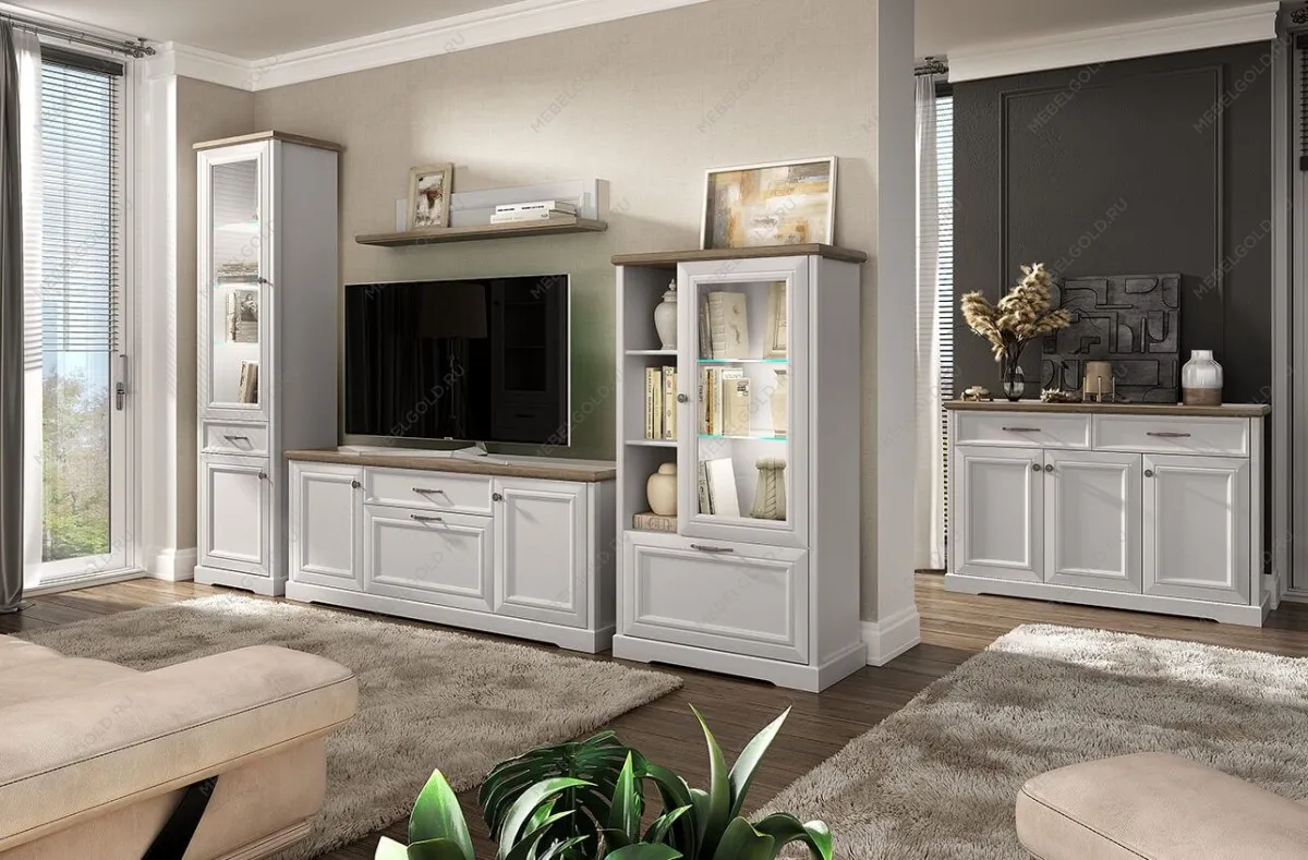 Шкаф с витриной Тоскана 1V1D3N | изображение 4