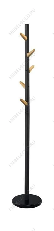 Вешалка Halmar W66 (черный/натуральный)