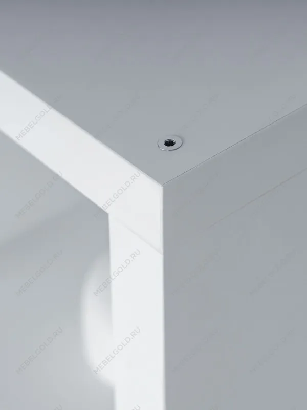 Стеллаж Фора, 4 полки, 147x42х38 см, белый | изображение 8