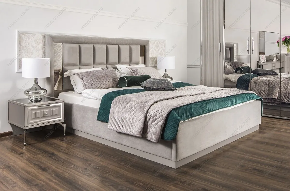 Кровать Замира 180x200 см серый камень | изображение 5