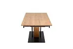 Стол обеденный Halmar FANIS 160 (натуральный/черный) | изображение 3