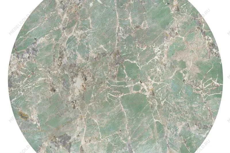 Стол обеденный Halmar GIOVANI (зеленый мрамор/черный) | изображение 1