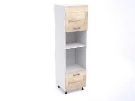 Пенал П-1, Дублин (600*570*2166) Дуб галифакс белый, 21669