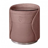 Пуф-тумба Пепельно Розовый (новабук) серебро Sweet dreams PS-101