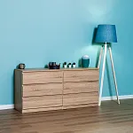 МАЛЬТА комод ИКЕА / IKEA 6 ящиков 160х76 сонома | изображение 5