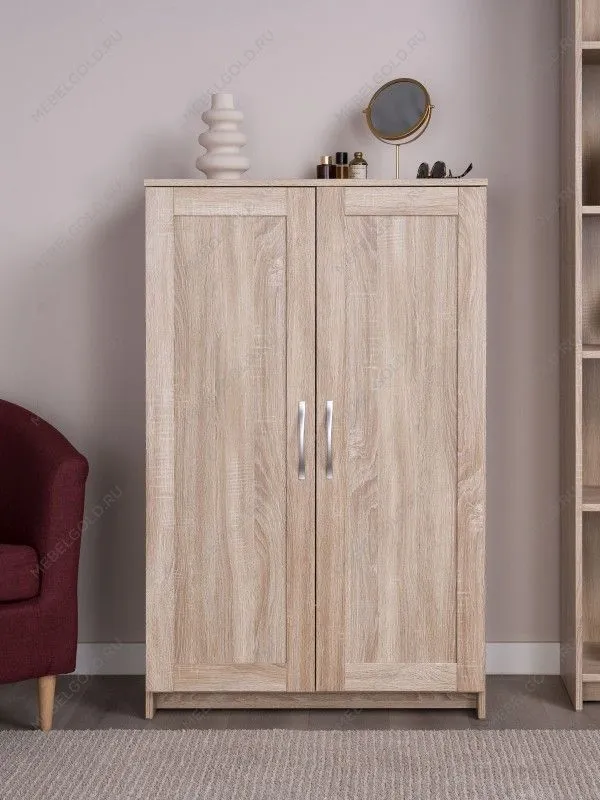 Тумба Сириус, 2 двери, 78х41х124см, дуб сонома | изображение 1