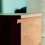 Комод Варма, 4 ящика, горизонтальный, 160х54х40 см, шпон натурального дерева, дуб беленый | изображение 4