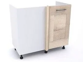 Стол под мойку угловой СМУ-100 правый, Дублин (900*470*820) Дуб галифакс белый, 21615