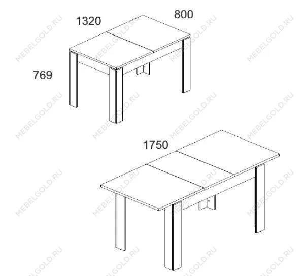 Стол раздвижной Джаггер | изображение 2