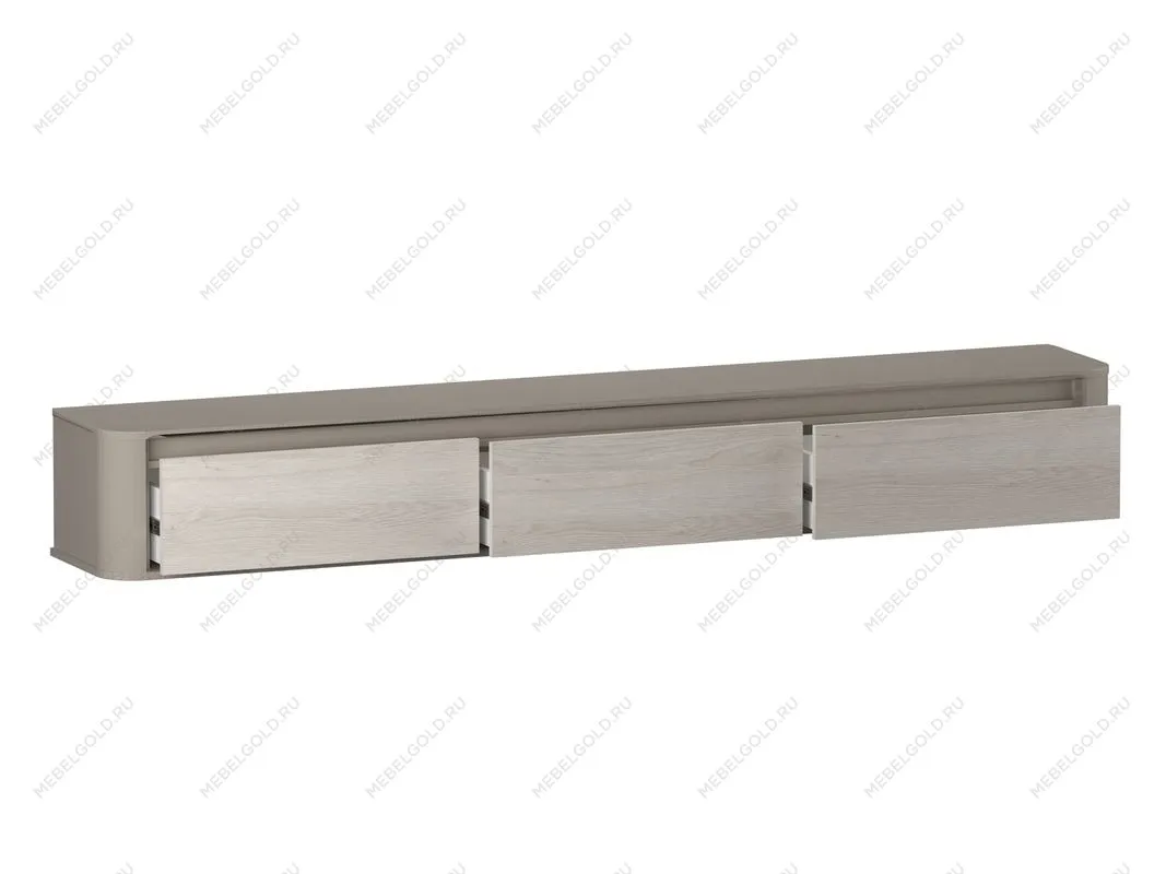Тумба под TВ, Лацио (2200*345*298) Серый камень, 30510 | изображение 1