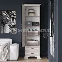 Шкаф 1-створчатый Тиффани 1D2S вудлайн кремовый