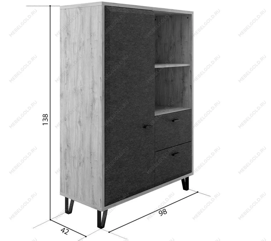 Тумба Грейс KOM1D2S | изображение 3