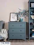 Комод Сага, 92х51х100 см, темно-бирюзовый | изображение 1