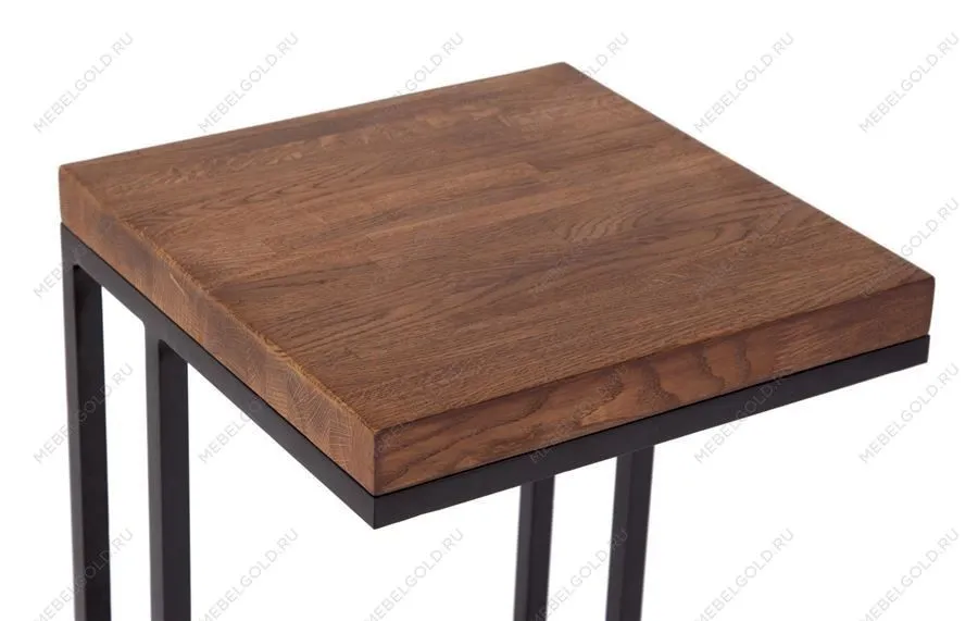 Стол кофейный Энди Loft (Дуб/каркас чёрный) | изображение 3