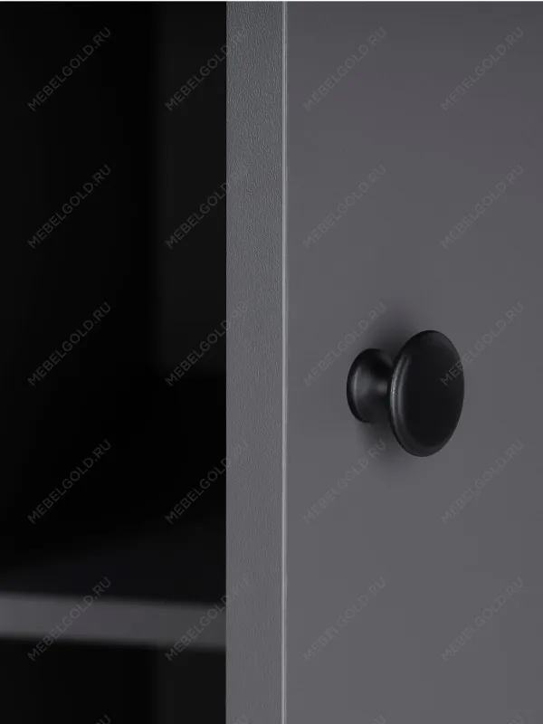 Шкаф распашной Сага, 3 двери, 132х64х215 см, серый/ясень | изображение 6