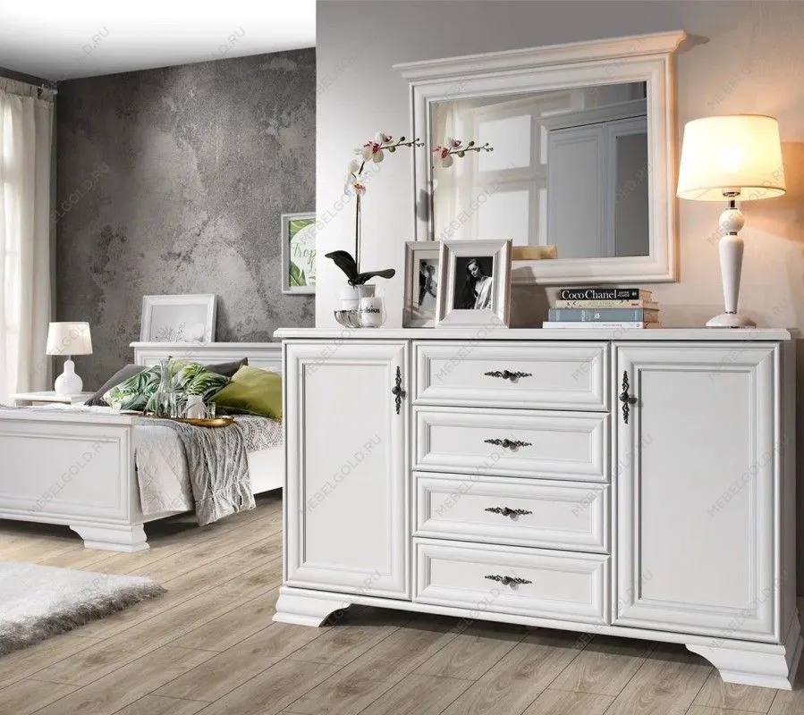 Зеркало Кентаки LUS/90 белый | изображение 2