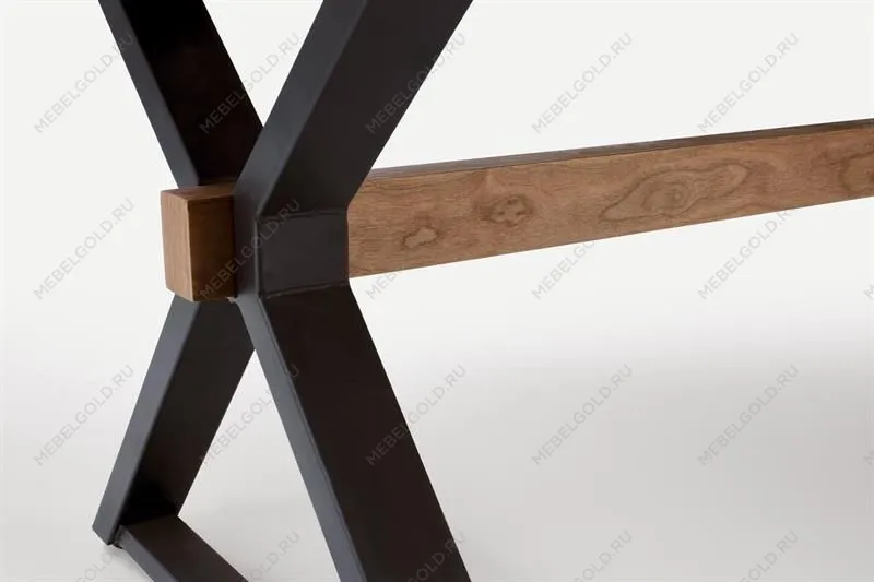 Стол обеденный Halmar BARON 200 (орех/черный) | изображение 9