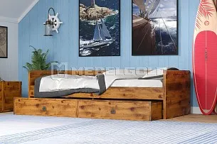 Кровать Индиана JLOZ1S/90 дуб саттер