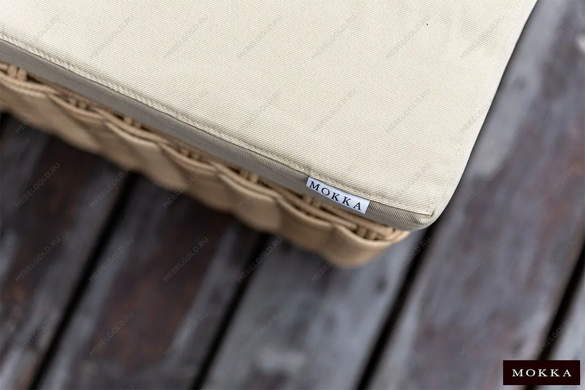 MOKKA BELLA пуф большой, соломенный | изображение 4