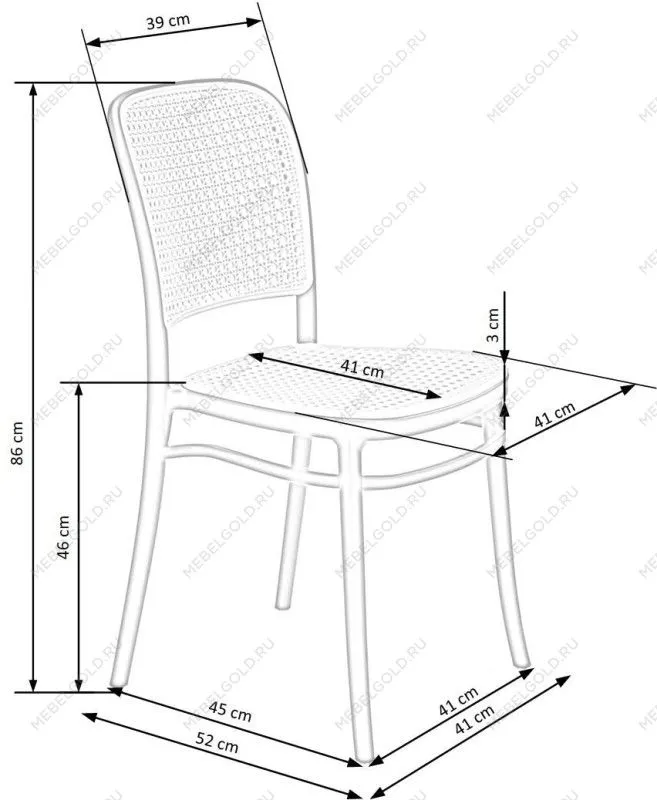 Стул кухонный Halmar K483 (натуральный/черный) | изображение 9
