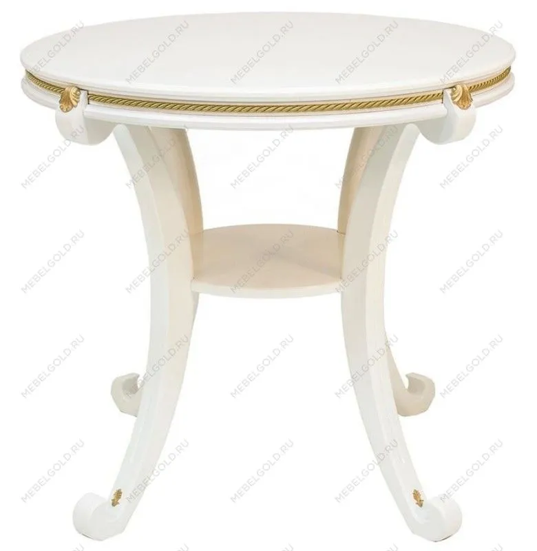 Стол журнальный Глория М (молочный дуб)