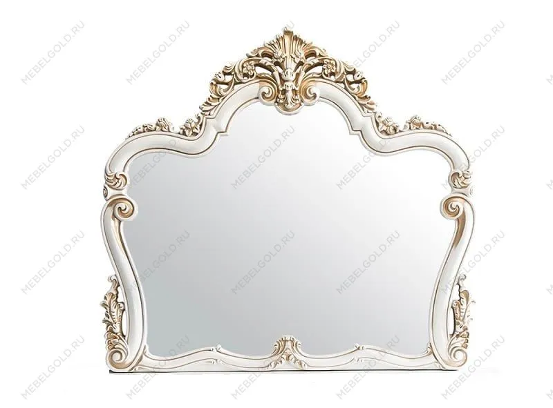 Зеркало Флоренция белый глянец (спальня)