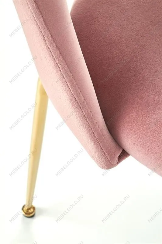 Стул кухонный Halmar K385 (светло-розовый/золотой) | изображение 8