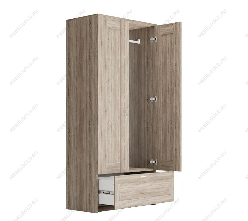 БРИМНЭС / СИРИУС Шкаф ИКЕА / IKEA комбинированный 2 двери и 1 ящик сонома | изображение 2