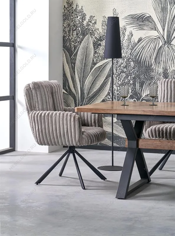 Стол обеденный Halmar BARON 200 (орех/черный) | изображение 5