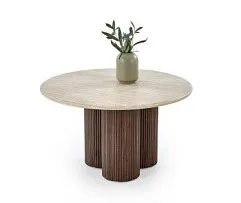 Стол журнальный Halmar DOROTEA (травертин/орех)